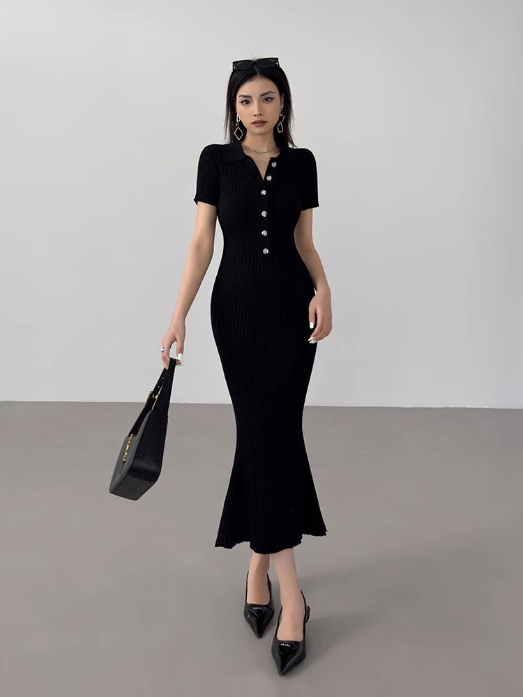 Valencia Ribbed Luxe Dress