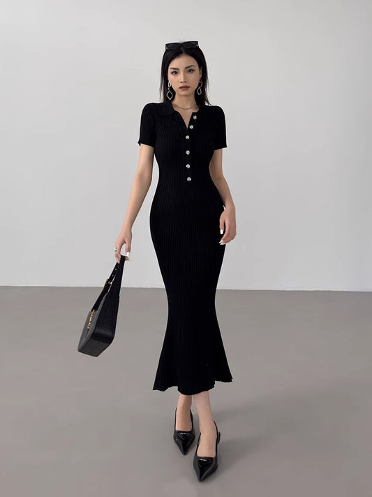 Valencia Ribbed Luxe Dress