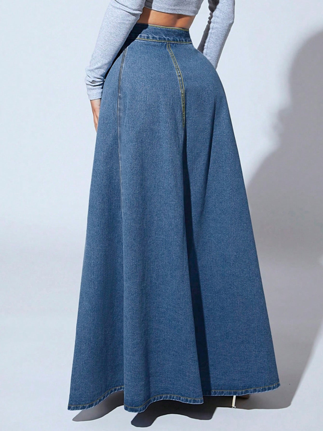 Denim Lange Rok