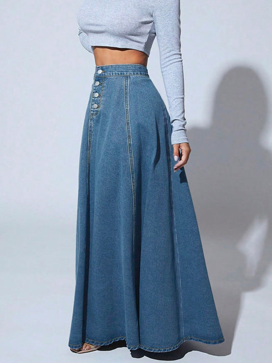 Denim Lange Rok